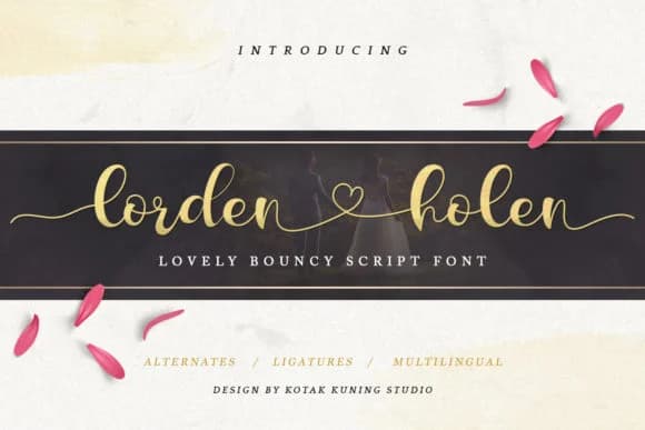 Lorden Holen Font by Kotak Kuning Studio — Script Handwritten Font