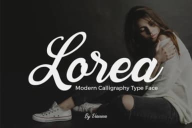 Lorea Font by vianina — Script Handwritten Font — thumbnail 1