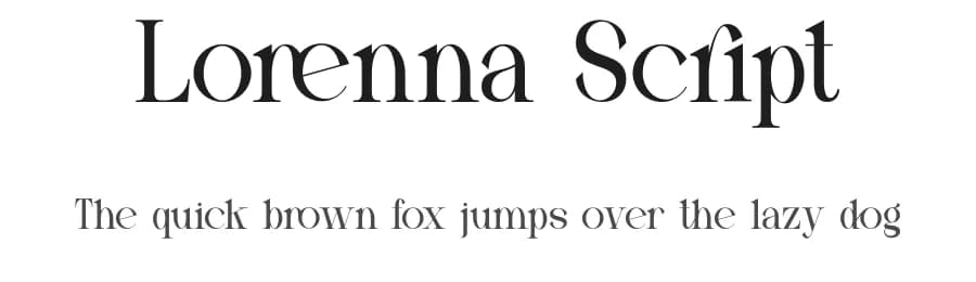 Lorenna Script by Gilang Ternadho — Script Handwritten Font