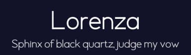 Lorenza by Almarkhatype — Sans Serif Font — thumbnail 2