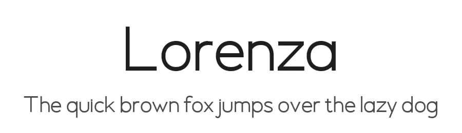 Lorenza by Almarkhatype — Sans Serif Font