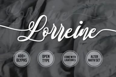 Lorreine Font by Great's St — Script Handwritten Font — thumbnail 1
