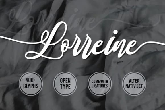 Lorreine Font by Great's St — Script Handwritten Font