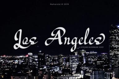 Los Angeles Font by Naharstd by Naharstd — Script Handwritten Font — thumbnail 1