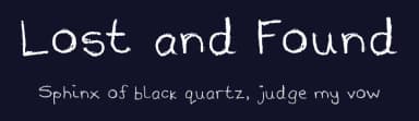 Lost and Found by FontPanda — Script Handwritten Font — thumbnail 2