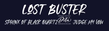 Lost Buster by Ditatype — Script Handwritten Font — thumbnail 2