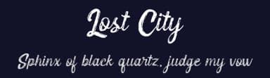Lost City by Tigadestd — Script Handwritten Font — thumbnail 2