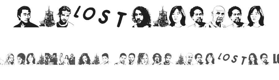 Lost Forever by xstreamed.tv — Dingbats Font