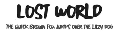 Lost World by Lettersiro Studio — Script Handwritten Font — thumbnail 1