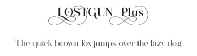 Lostgun Plus by Qaratype — Serif Font — thumbnail 1