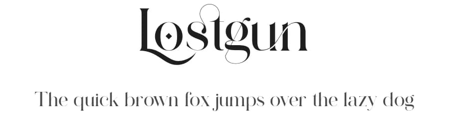 Lostgun by Qaratype — Serif Font