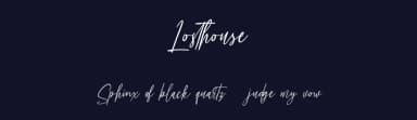 Losthouse by Maulana Creative — Script Handwritten Font — thumbnail 2