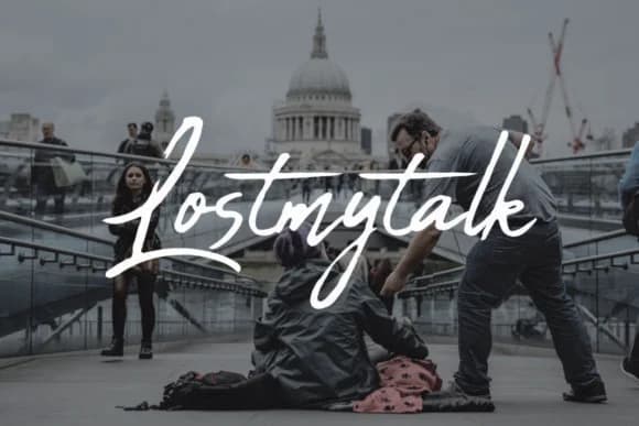 Lostmytalk Font by Great's St — Script Handwritten Font