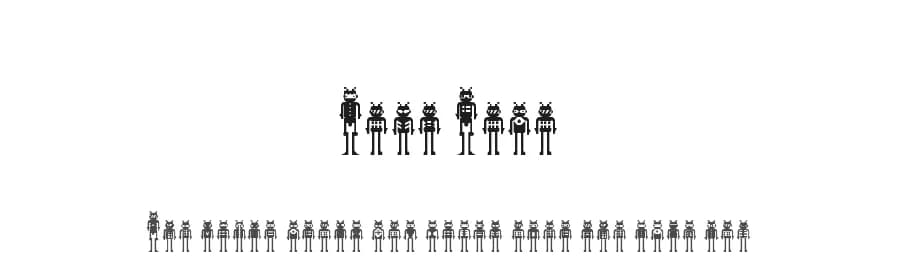 Lost Robo by Fonts of Chaos — Dingbats Font