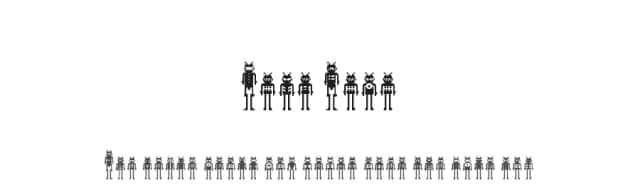 Lost Robo by Fonts of Chaos — Dingbats Font