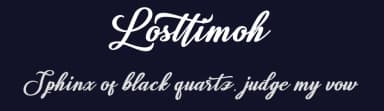 Losttimoh by Beautypes — Script Handwritten Font — thumbnail 2