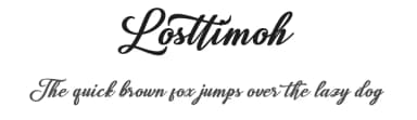 Losttimoh by Beautypes — Script Handwritten Font — thumbnail 1