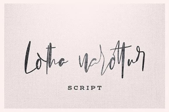 Lotha Narottur Font by Pineungtype & Missinklab — Script Handwritten Font