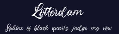 Lotterdam by Rochart Studio — Script Handwritten Font — thumbnail 2