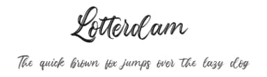 Lotterdam by Rochart Studio — Script Handwritten Font — thumbnail 1