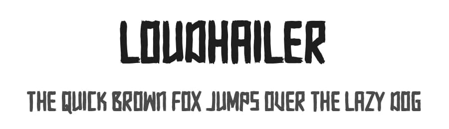 Loudhailer by Chequered Ink — Script Handwritten Font