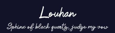 Louhan by erlosDESIGN — Script Handwritten Font — thumbnail 2