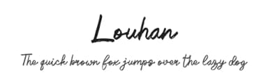 Louhan by erlosDESIGN — Script Handwritten Font — thumbnail 1