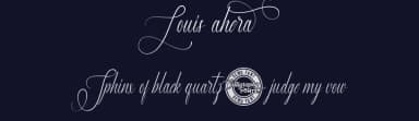Louis Ahera by Calligraphy Fonts — Script Handwritten Font — thumbnail 2