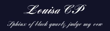 Louisa CP by ClaudeP — Script Handwritten Font — thumbnail 2