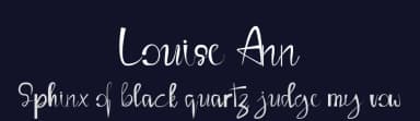 Louise Ann by Edric Studio — Script Handwritten Font — thumbnail 2