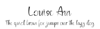 Louise Ann by Edric Studio — Script Handwritten Font — thumbnail 1