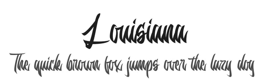 Louisiana by Staircase Studio — Script Handwritten Font