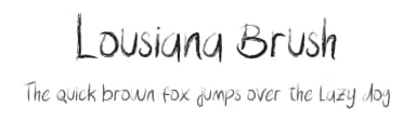 Lousiana Brush by Uloel Design — Script Handwritten Font — thumbnail 1