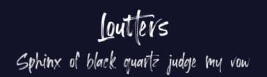 Loutters by Beningtype by. Letteratom — Script Handwritten Font — thumbnail 2