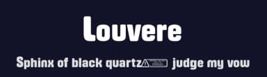 Louvere by Kong Font — Sans Serif Font — thumbnail 2