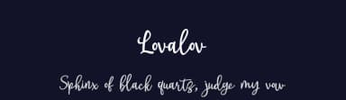 Lovalov by Nico Muslib — Script Handwritten Font — thumbnail 2