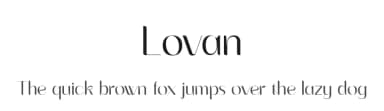 Lovan by Sign Studio — Sans Serif Font — thumbnail 1