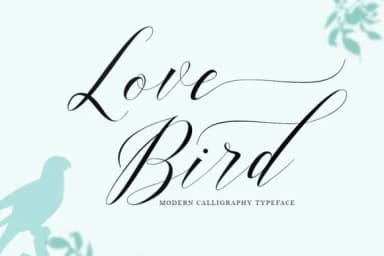 Love Bird Font by Bal Studio — Script Handwritten Font — thumbnail 1