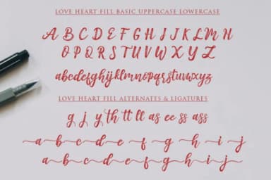 Love Heart Duo Font by Haksen — Script Handwritten Font — thumbnail 5