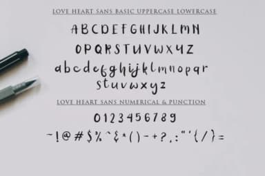 Love Heart Duo Font by Haksen — Script Handwritten Font — thumbnail 7