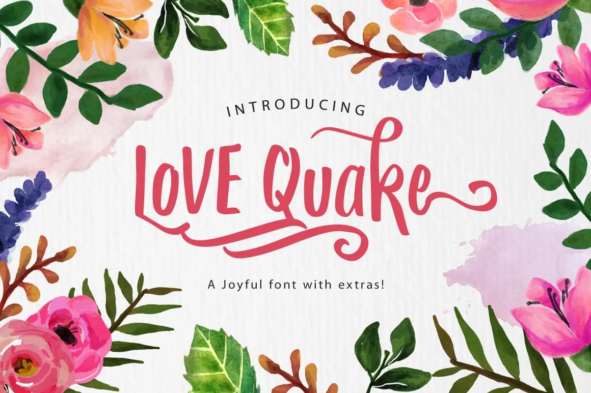 Love Quake Font by Arterfak Project — Script Handwritten Font