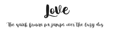 Love by Febryl Arully — Script Handwritten Font — thumbnail 1