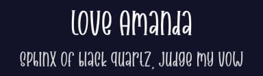 Love Amanda by Nirmala Creative — Script Handwritten Font — thumbnail 2