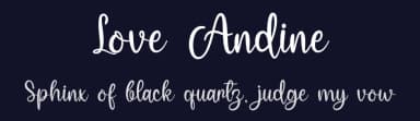 Love Andine by Letter Art Studio — Script Handwritten Font — thumbnail 2