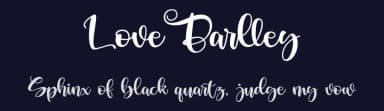 Love Barlley by Duanolle Studio — Script Handwritten Font — thumbnail 2