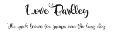 Love Barlley by Duanolle Studio — Script Handwritten Font — thumbnail 1