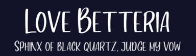 Love Betteria by vilogsign — Script Handwritten Font — thumbnail 2