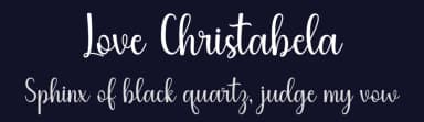 Love Christabela by Wahyu Studio — Script Handwritten Font — thumbnail 2