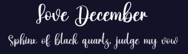 Love December by Scratchones — Script Handwritten Font — thumbnail 2