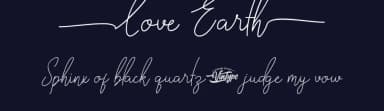 Love Earth by VinType — Script Handwritten Font — thumbnail 2